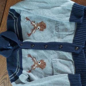 Janie and Jack Collared Boys Carigan Sweater